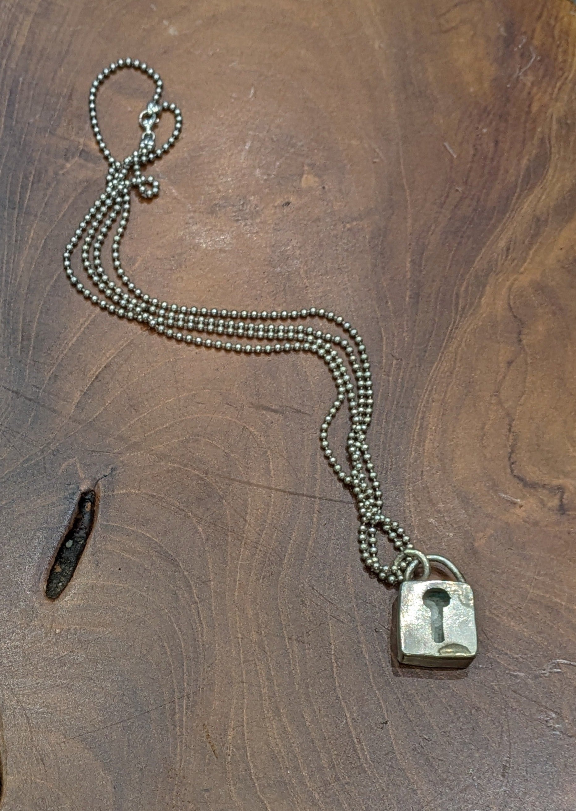 Jill Herlands - Sterling Silver lock necklace