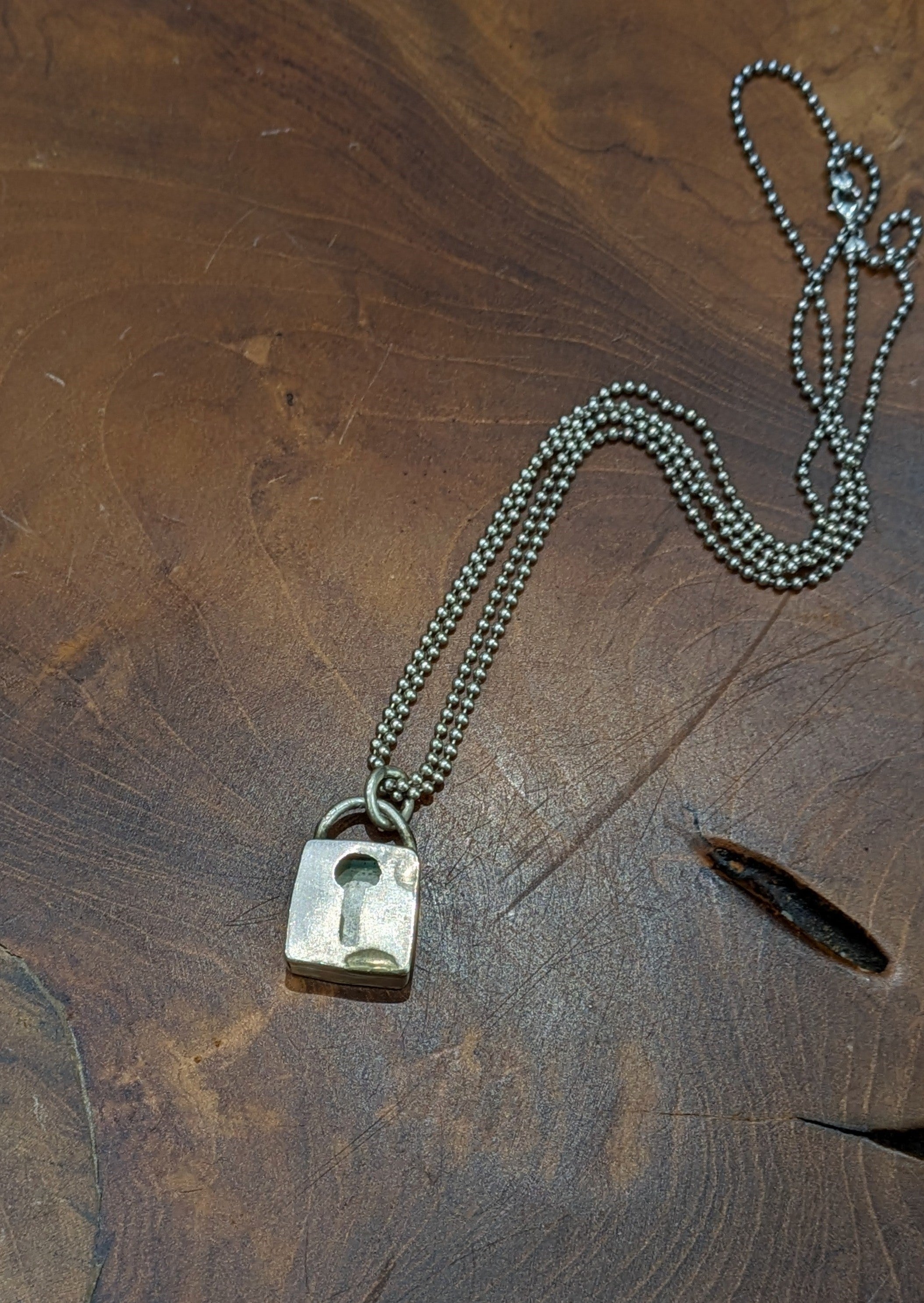 Jill Herlands - Sterling Silver lock necklace