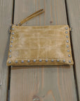RECTANGLE LEATHER CLUTCH