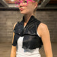 AA ALBERTO AFINITTO-ALBERTA LEATHER VEST
