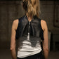 AA ALBERTO AFINITTO-ALBERTA LEATHER VEST