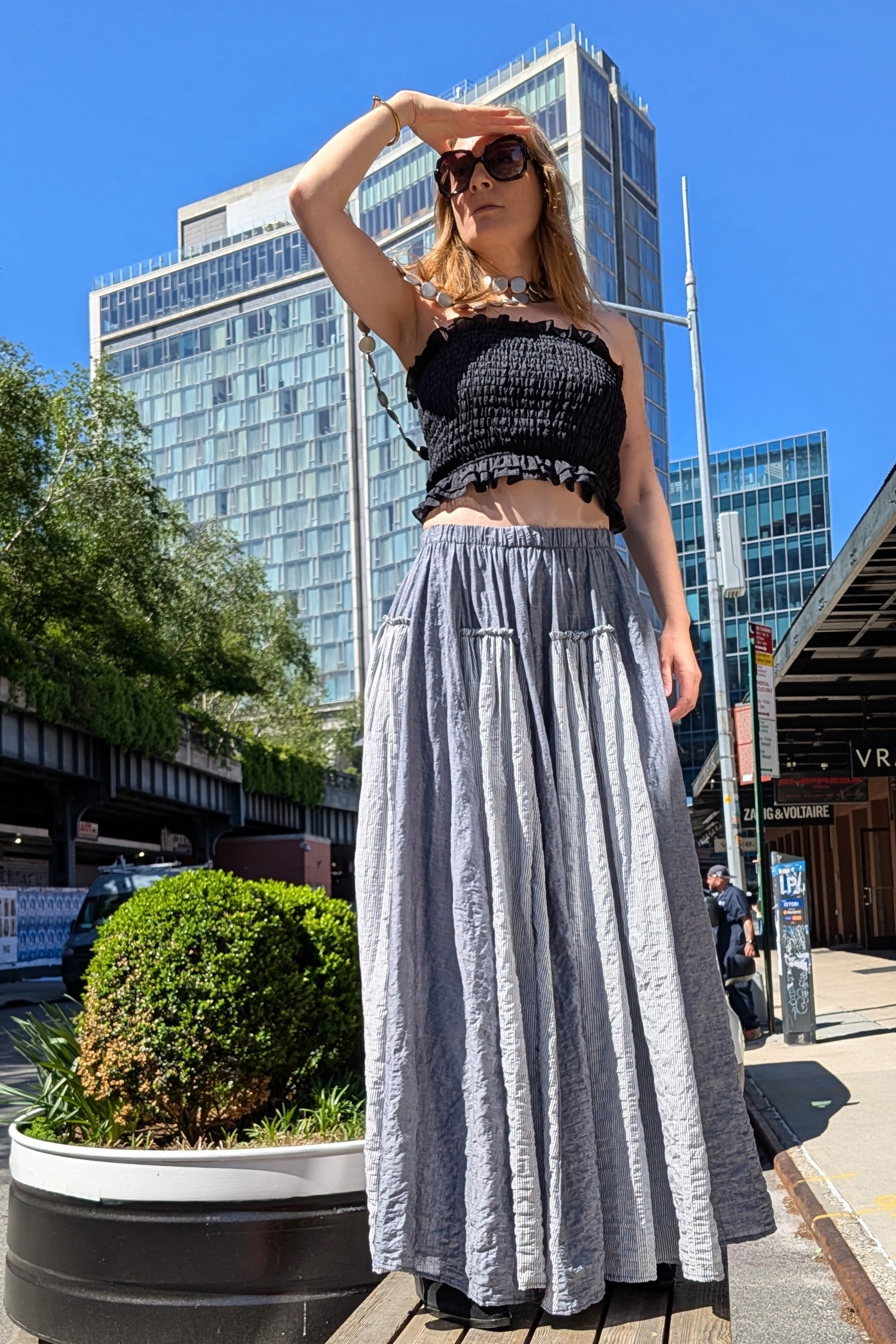 ANATKH Skirt  - Maxi - denim