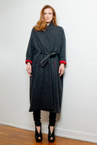 Anarkh luxury OTTO coat, recycled wool and silk lining.  Lili The First boutique Meatpacking NYC