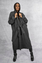 Anarkh luxury OTTO coat, recycled wool and silk lining.  Lili The First boutique Meatpacking NYC 6