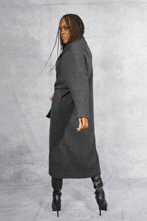 Anarkh luxury OTTO coat, recycled wool and silk lining.  Lili The First boutique Meatpacking NYC 6