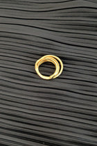 Anna Zeibig men gold twisted ring