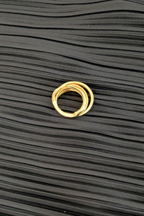 Anna Zeibig men gold twisted ring