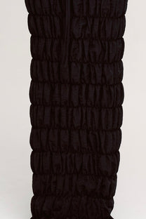 Asparagus - Tube Dress - Tube Skirt - Elastic - Black