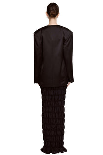 Asparagus - Tube Dress - Tube Skirt - Elastic - Black