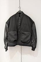 Asparagus Korea - Jacket - denim - oversized - black - statement