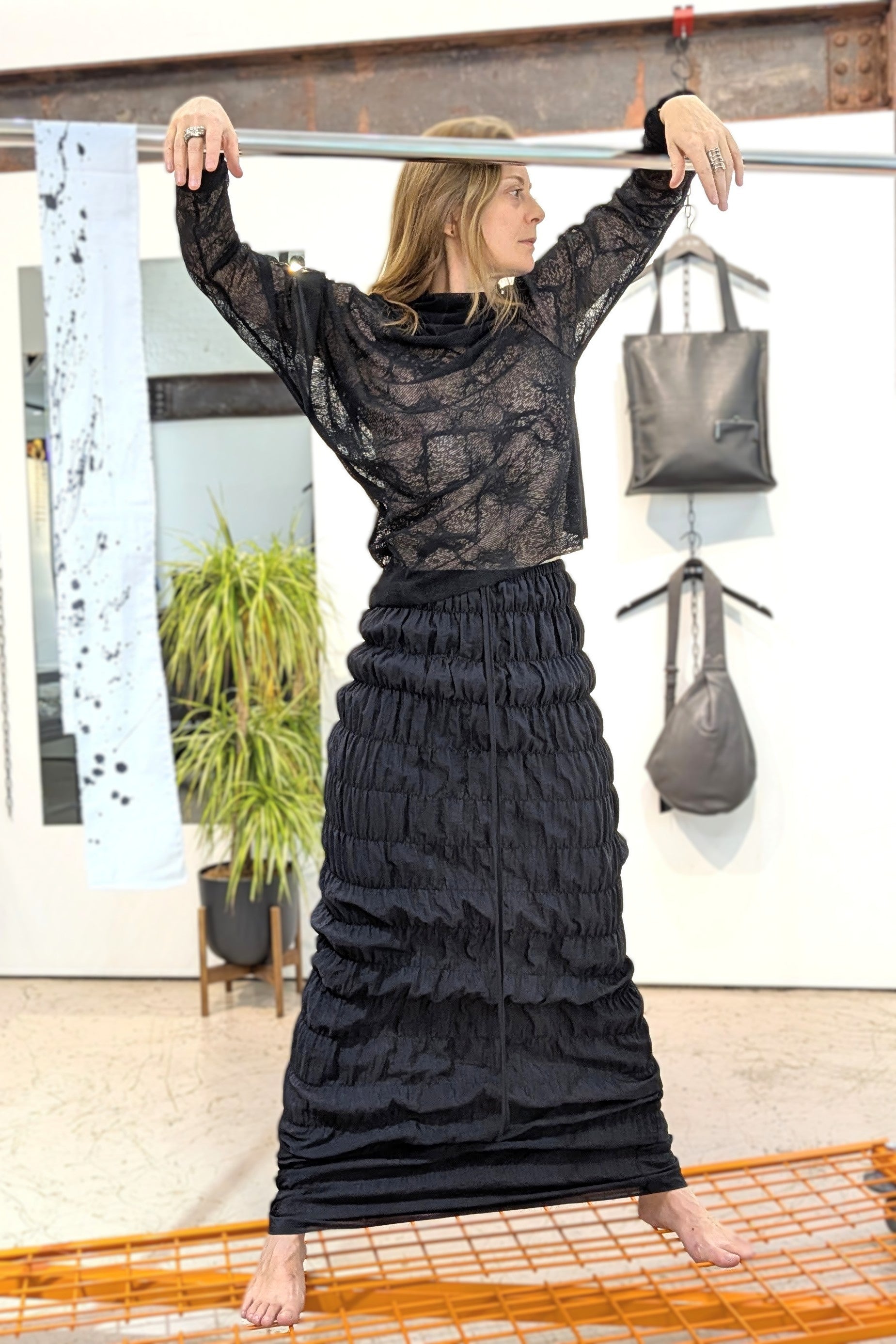 Asparagus Korea - Tube dress skirt - Elastic - Black