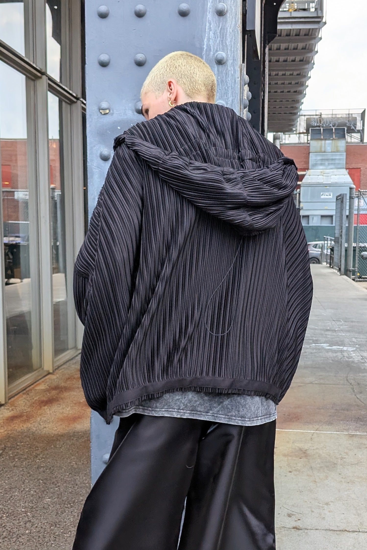 Asparagus Korea Jacket - Pleats - LiLi The First boutique Meatpacking NYC