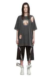 Asparagus Korea holes tunic shirt cotton