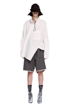 Asparagus Korea oversized White Shirt
