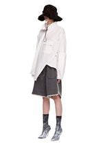 Asparagus Korea oversized White Shirt