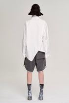 Asparagus Korea oversized White Shirt