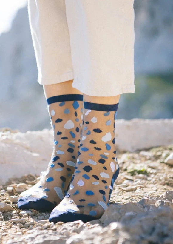 Atelier St. Eustache Lac Givre mesh socks