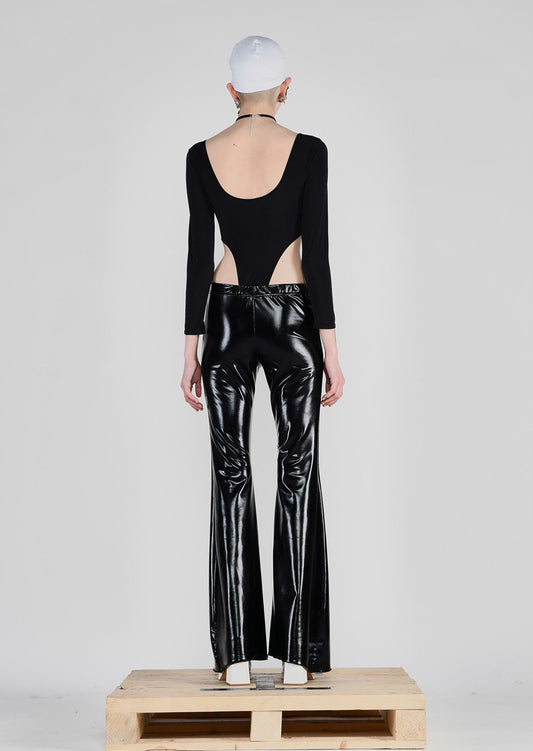 BLACK FLARE LEGGINGS