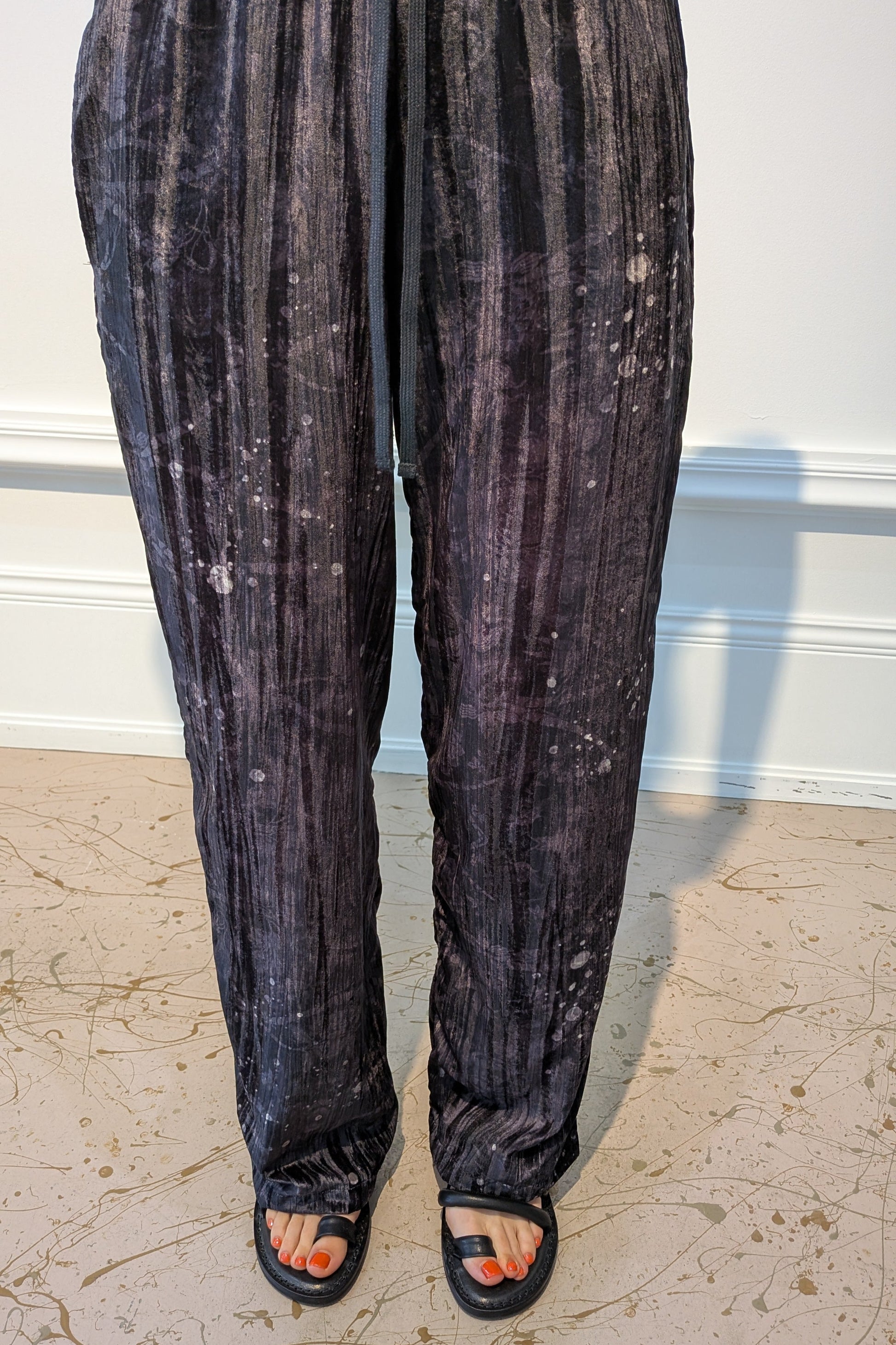 Barbara Bologna - Crushed velvet pants - LiLi The First boutique NYC