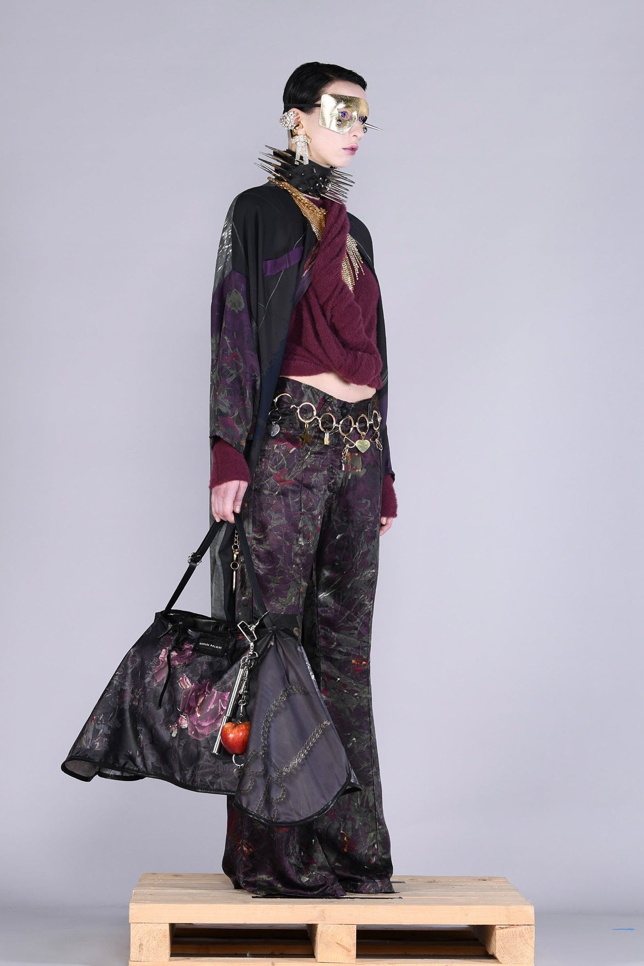 Barbara Bologna - Bag Rain Protector, made from an original print over nylon and leather. Available at LiLi The First boutiques NYC and Washington DC