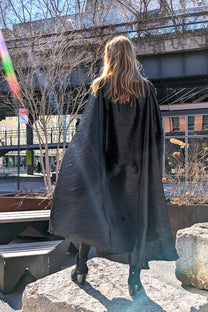 Barbara Bologna - Dress - Cape - Midi - Black