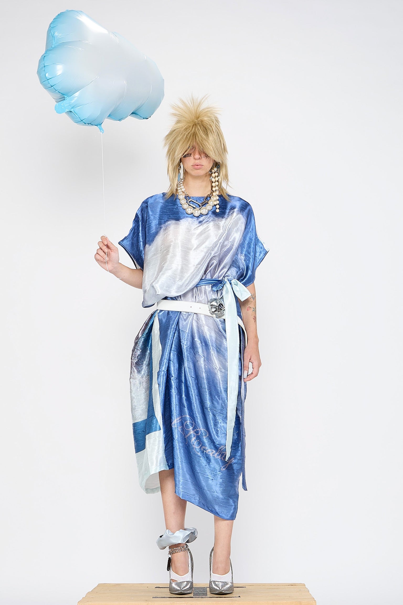 Barbara Bologna - Dress - Oversized Cat Face print