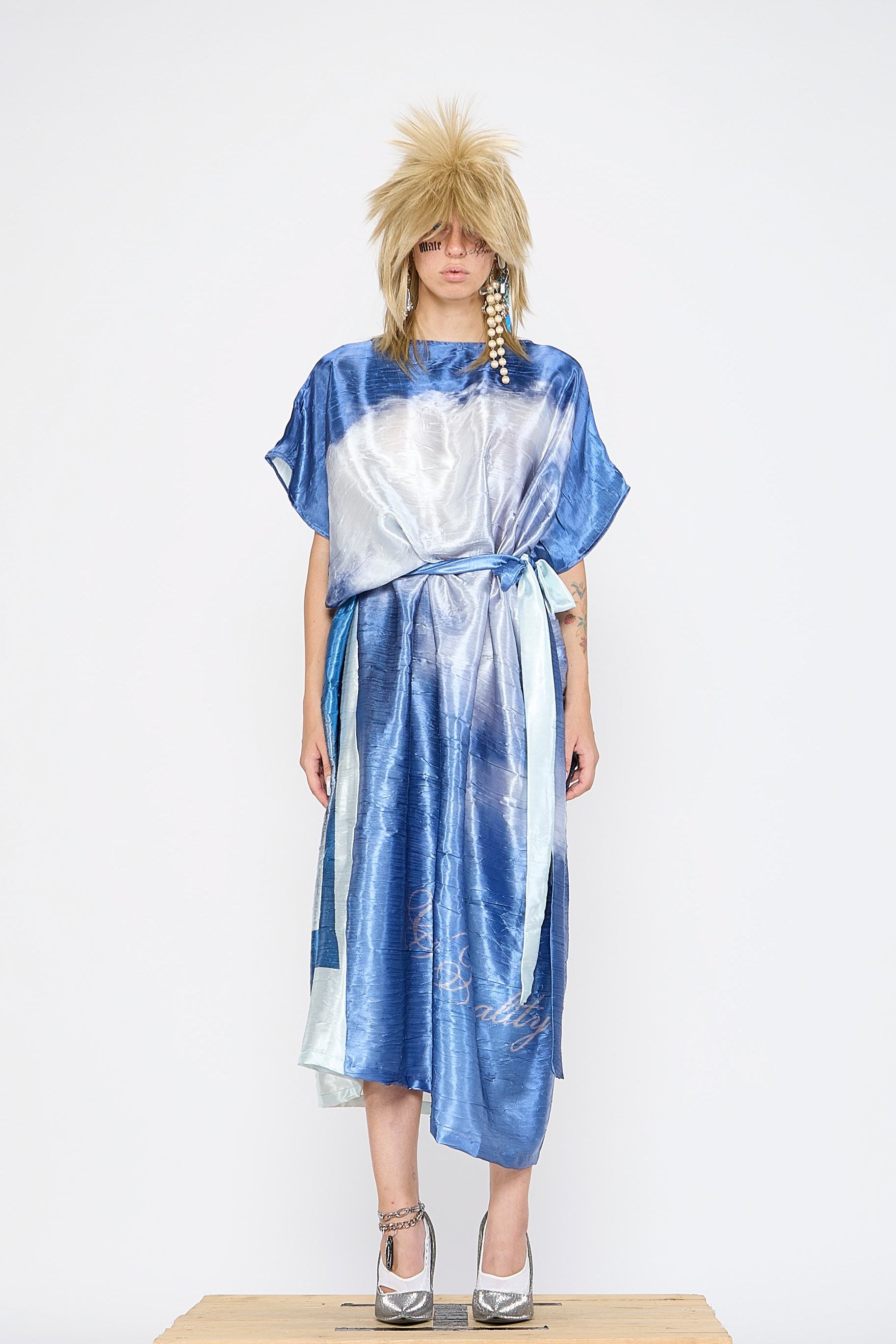 Barbara Bologna - Dress - Oversized Cat Face print