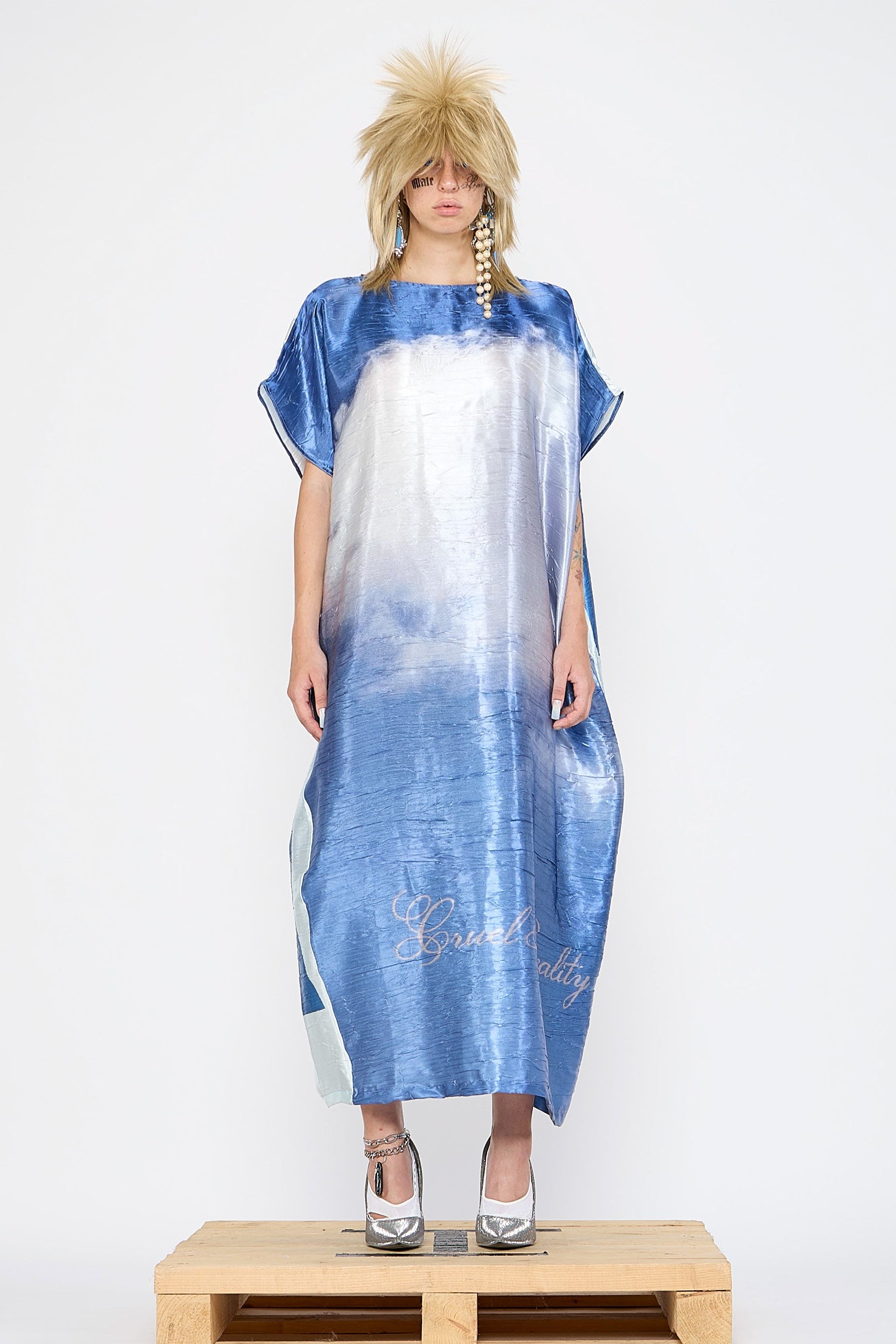 Barbara Bologna - Dress - Oversized Cat Face print