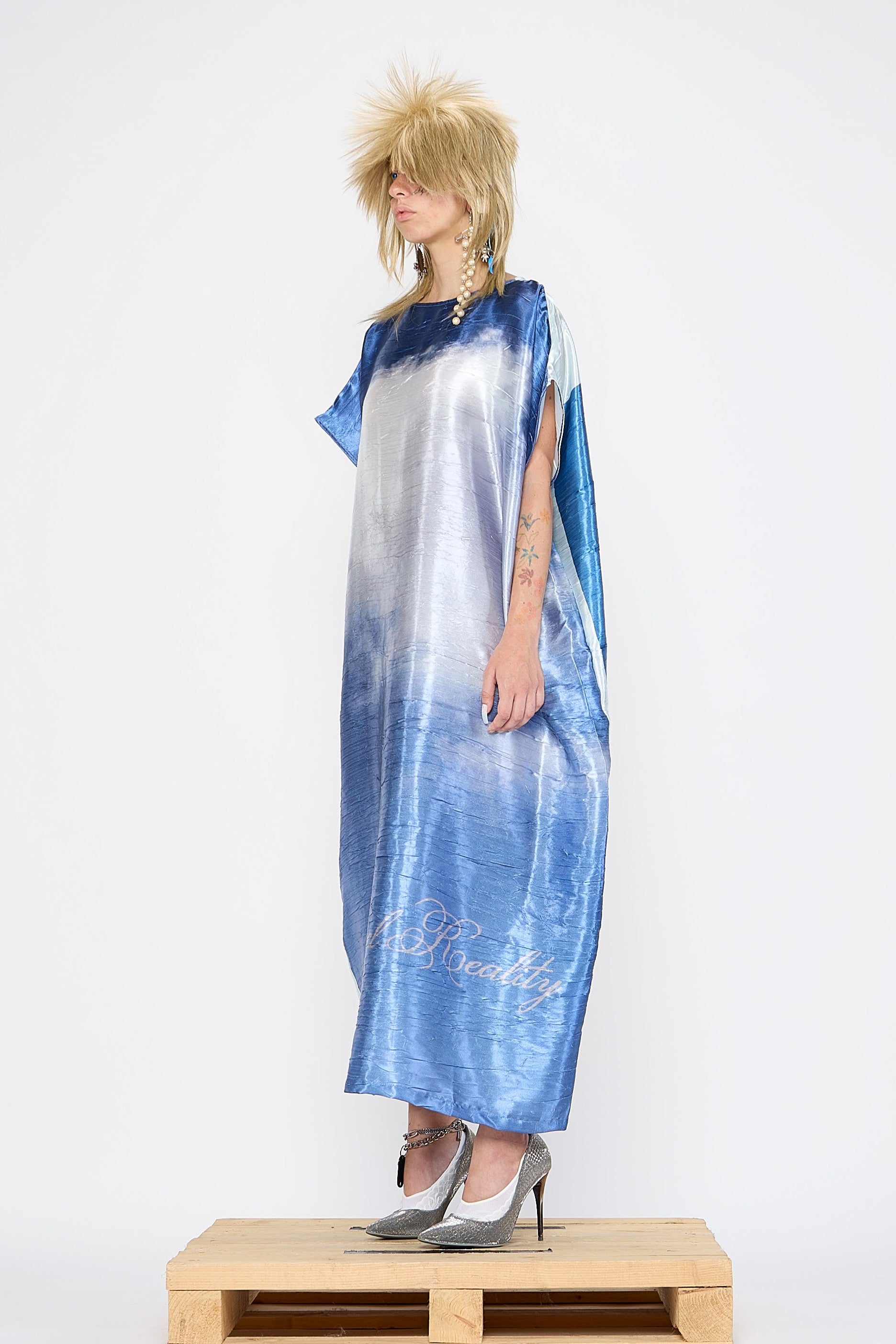 Barbara Bologna - Dress - Oversized Cat Face print