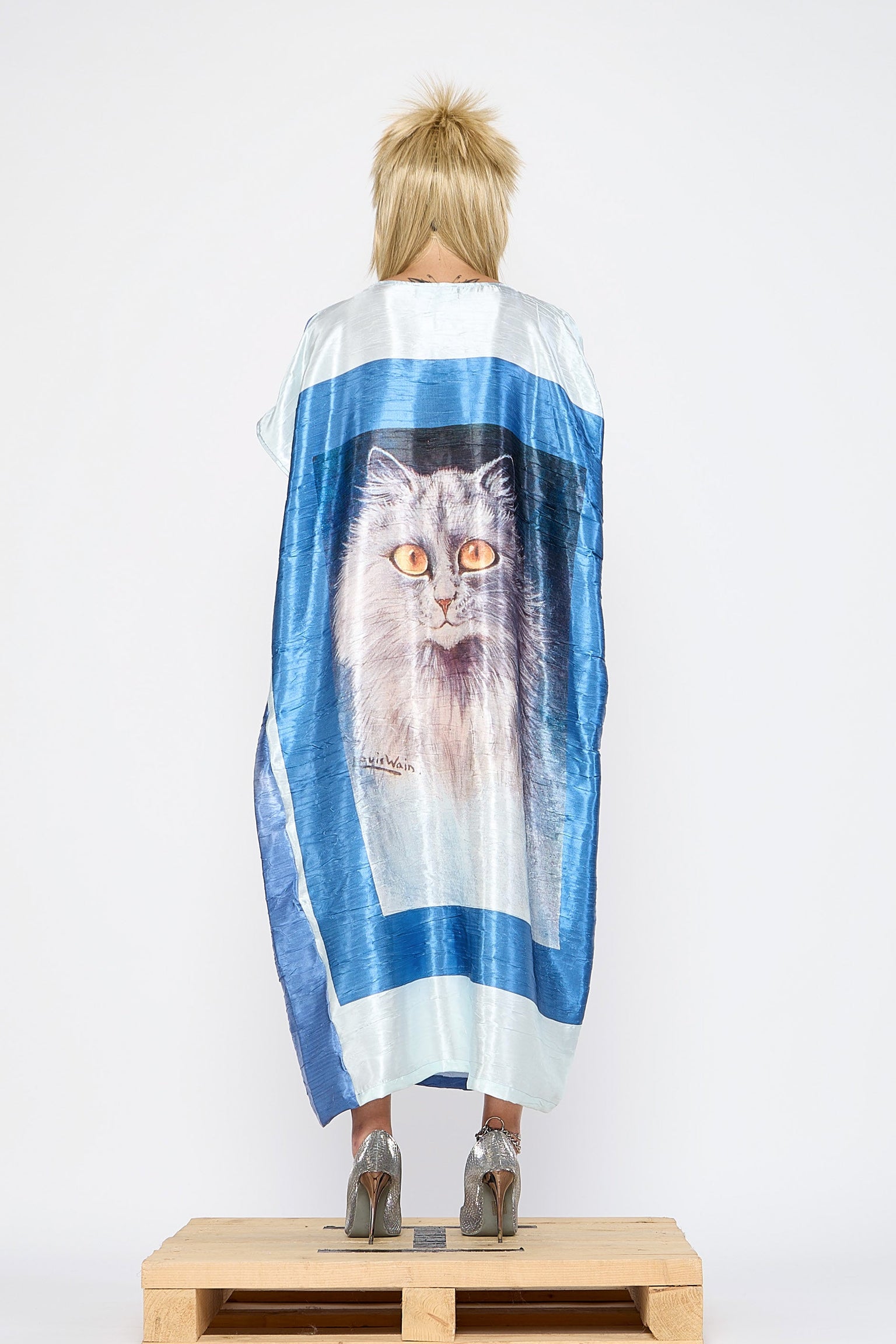 Barbara Bologna - Dress - Oversized Cat Face print