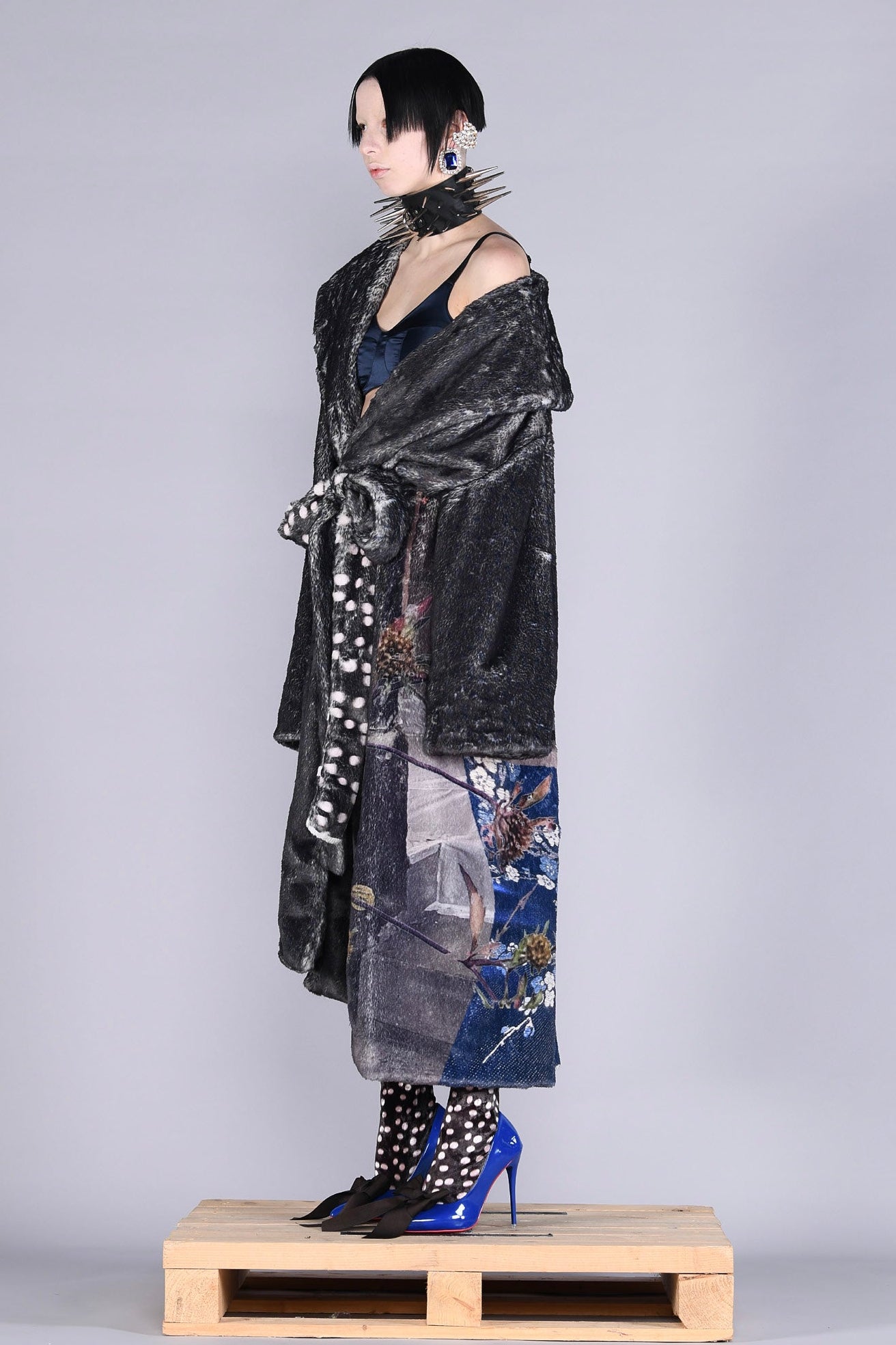 Barbara Bologna - Faux Fur Long Coat