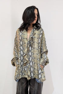 Python print shirt, Barbara Bologna NYC at LiLi The First Meatpacking