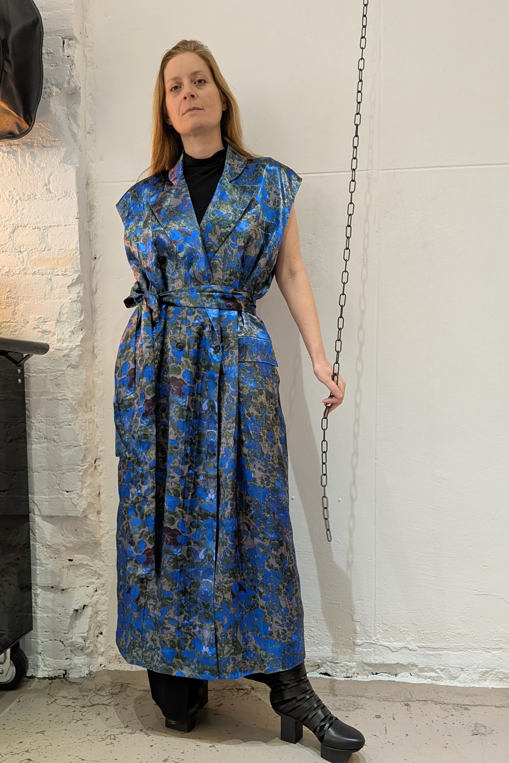Barbara Bologna - Vest - Long - Backless - blue
