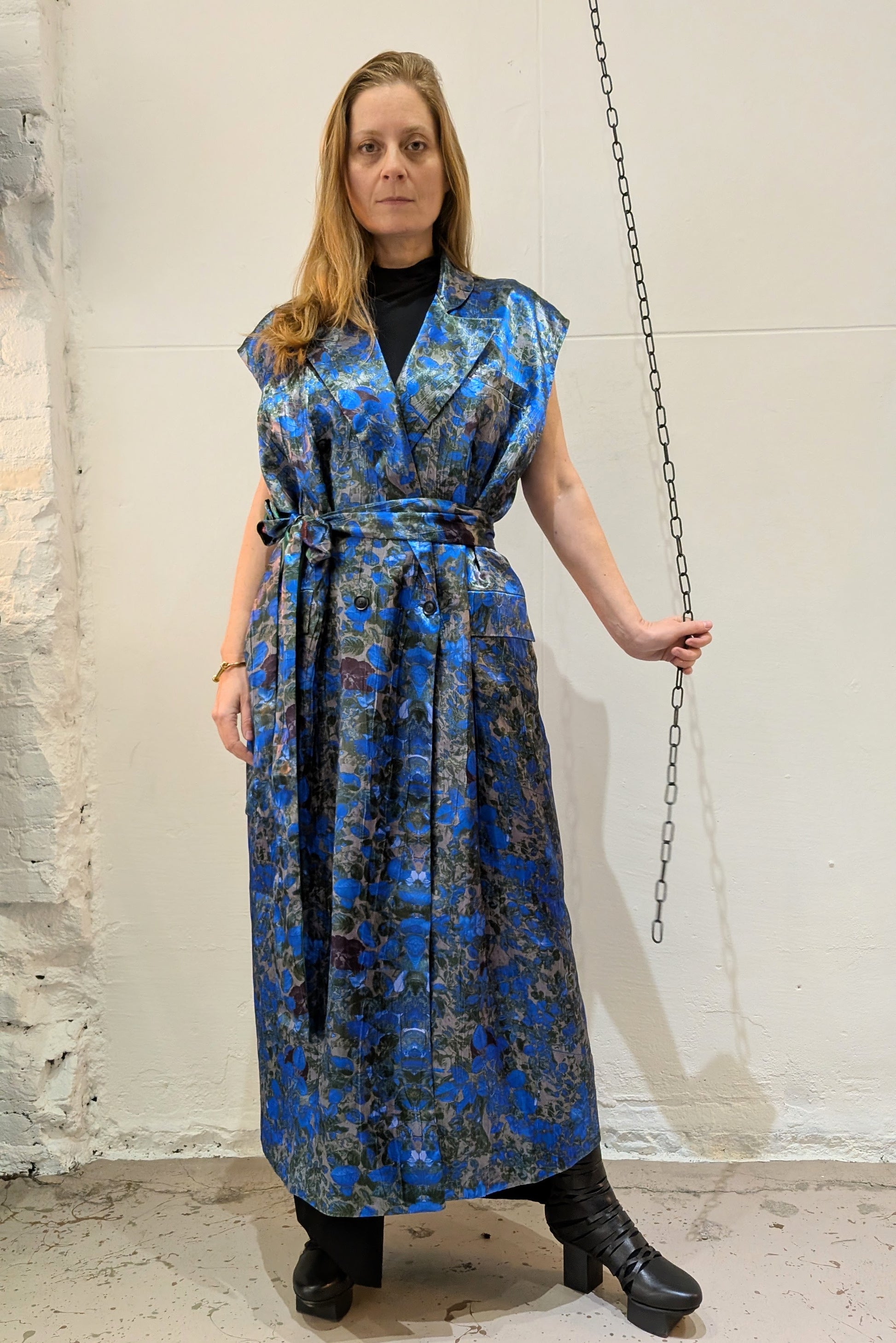 Barbara Bologna - Vest - Long - Backless - blue
