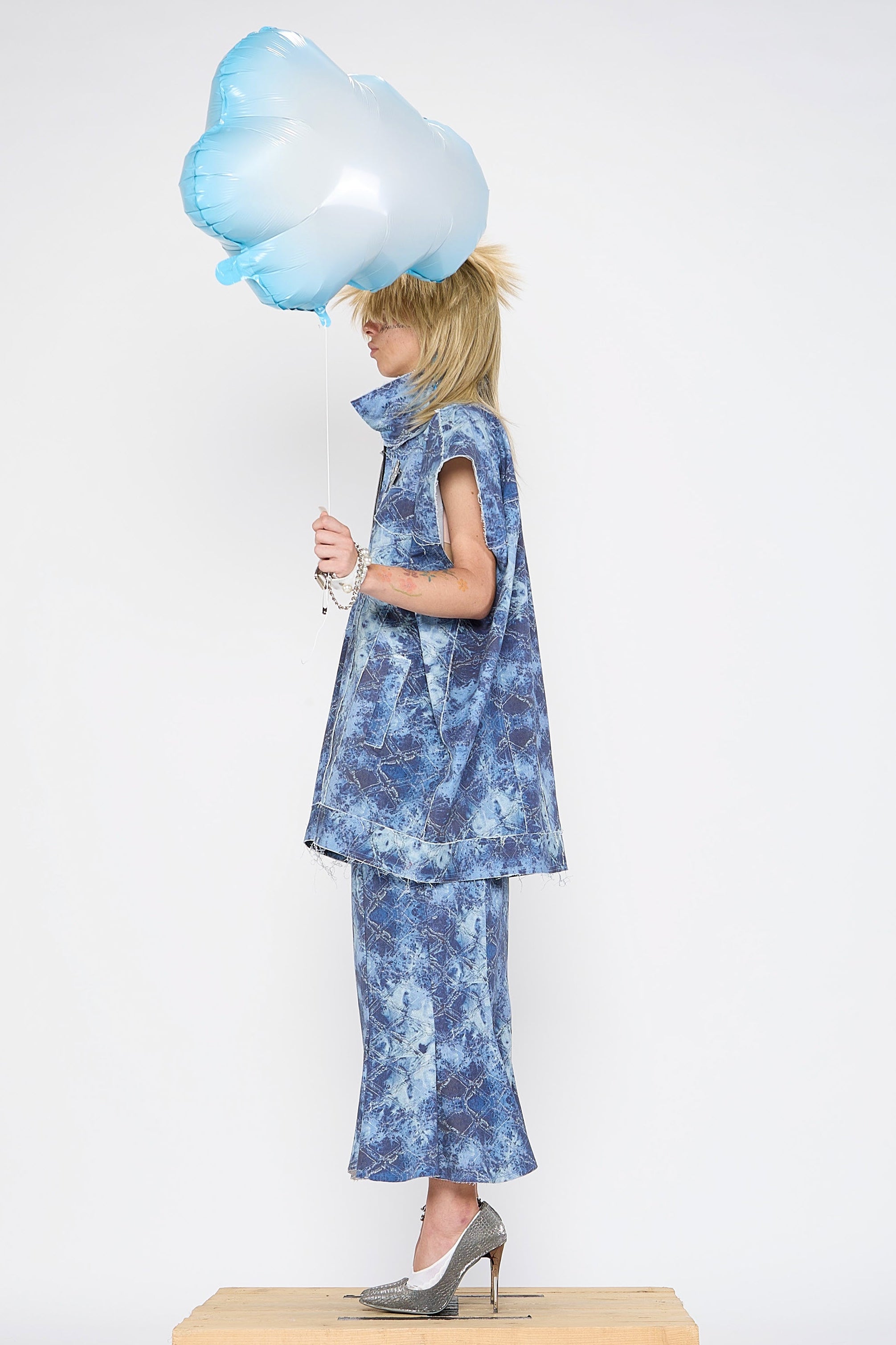 Barbara Bologna - Vest Top - Denim print - Unisex