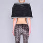 Barbara Bologna Faux Fur Gray Capelet - LiLi The First Boutique NYC