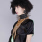 Barbara Bologna Leather Chocker with long spikes studs
