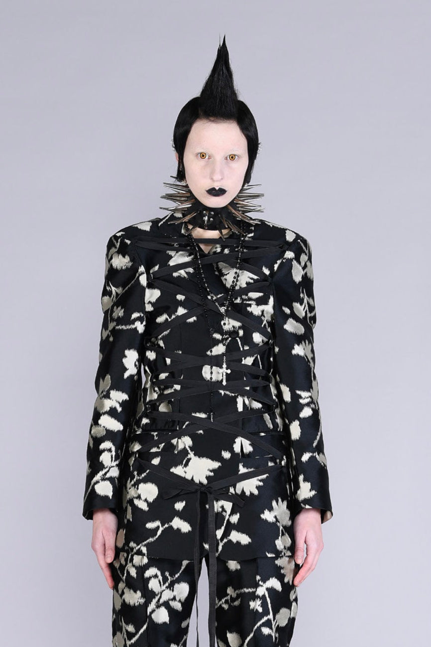 Barbara Bologna Lucca Jacquard black and white Jacket, at LiLi The First boutiques in NYC and Washington DC