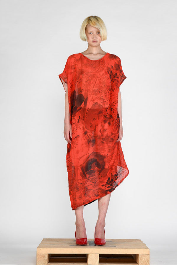 Barbara Bologna Red Dress MASQUERADE Collection