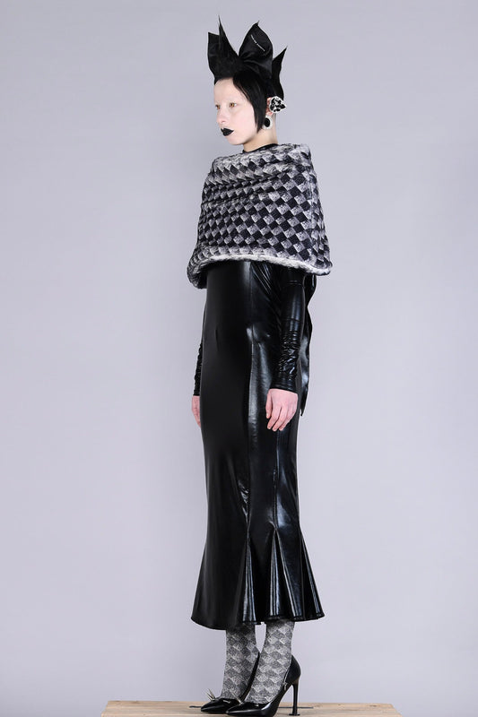 Barbara Bologna Sele Check Capelet 