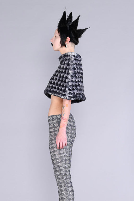 Barbara Bologna Sele Check Capelet 