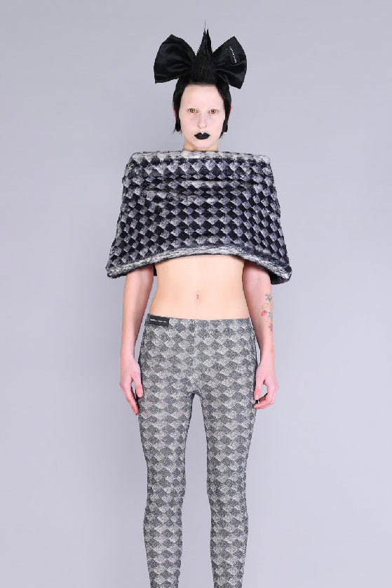 Barbara Bologna Sele Check Capelet 