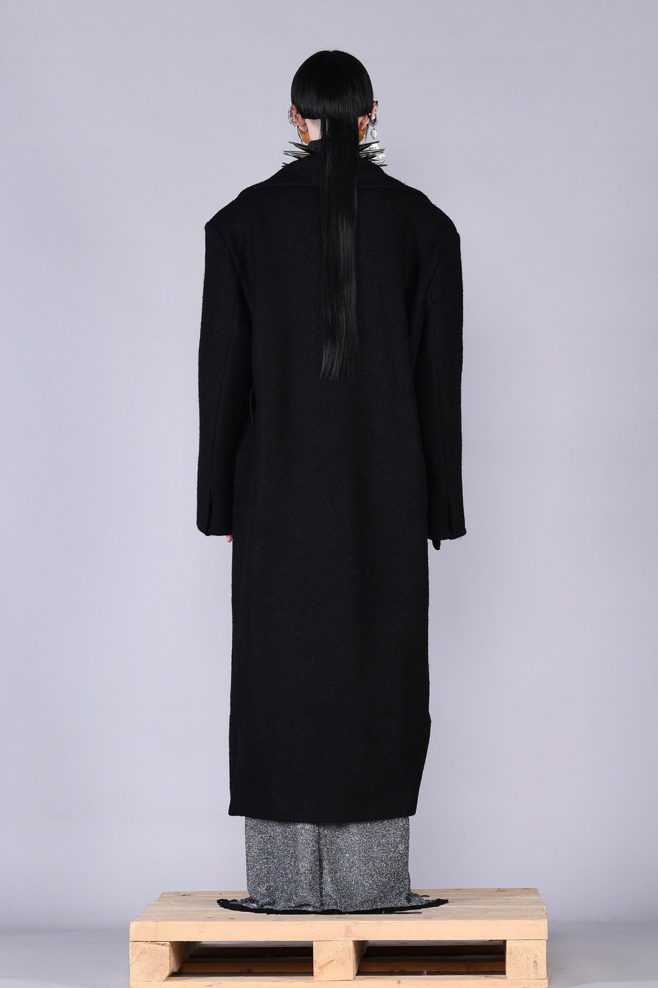 Barbara Bologna Tanaro Long Black Coat - Lili the First Boutique NYC