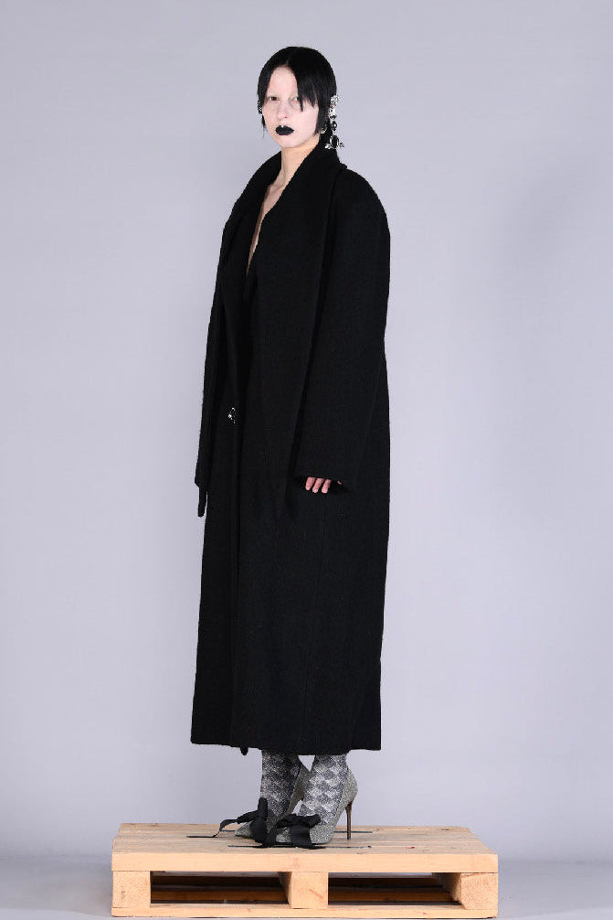 Barbara Bologna Tanaro Long Black Coat - Lili the First Boutique NYC