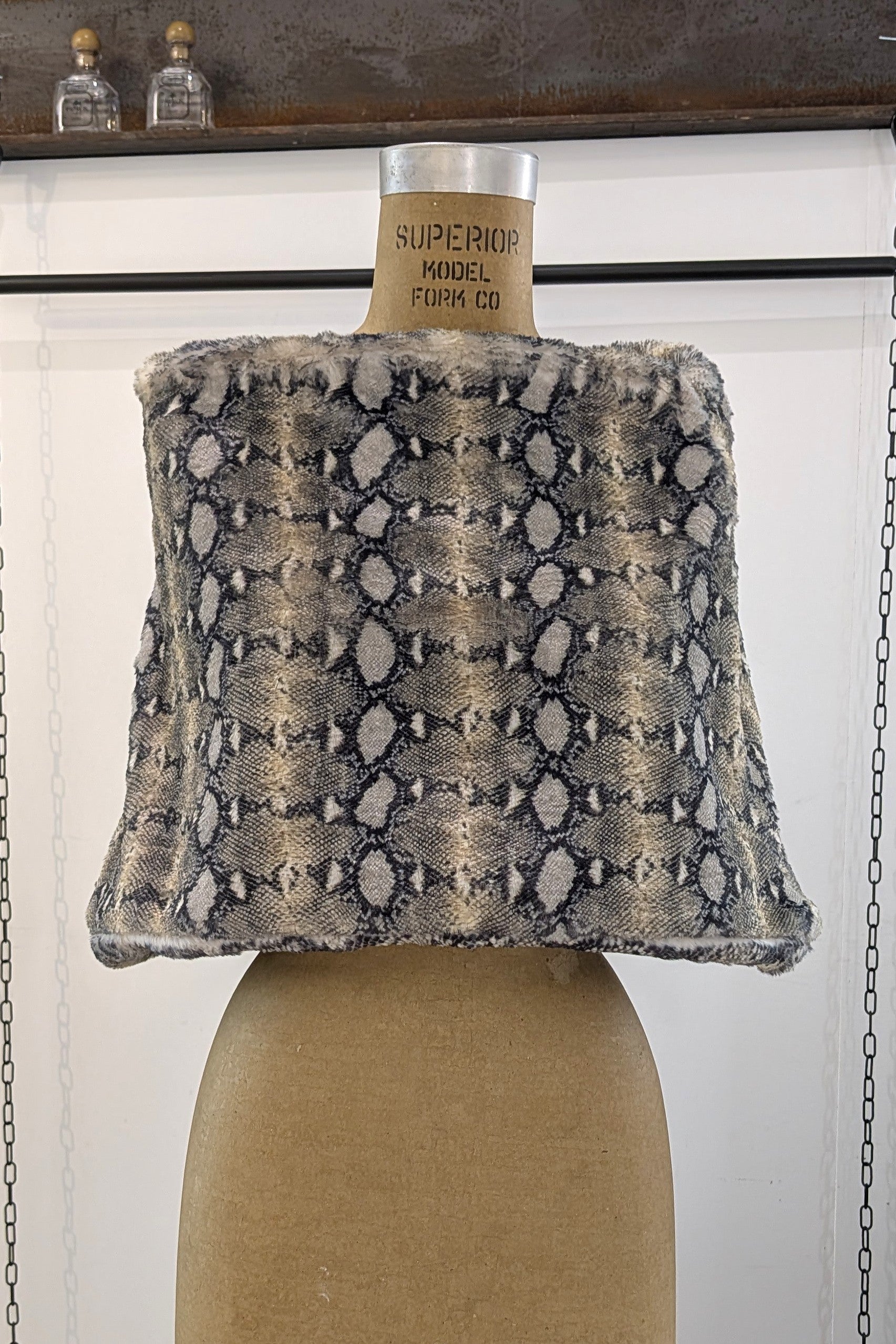 Barbara Bologna Patterned Faux Fur Capelet - Lili the First Boutique NYC