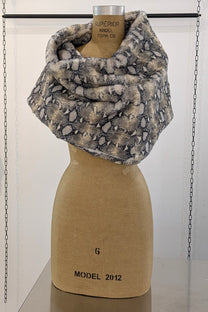 Barbara Bologna Patterned Faux Fur Capelet - Lili the First Boutique NYC