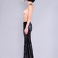 Barbara Bologna crushed velvet skirt