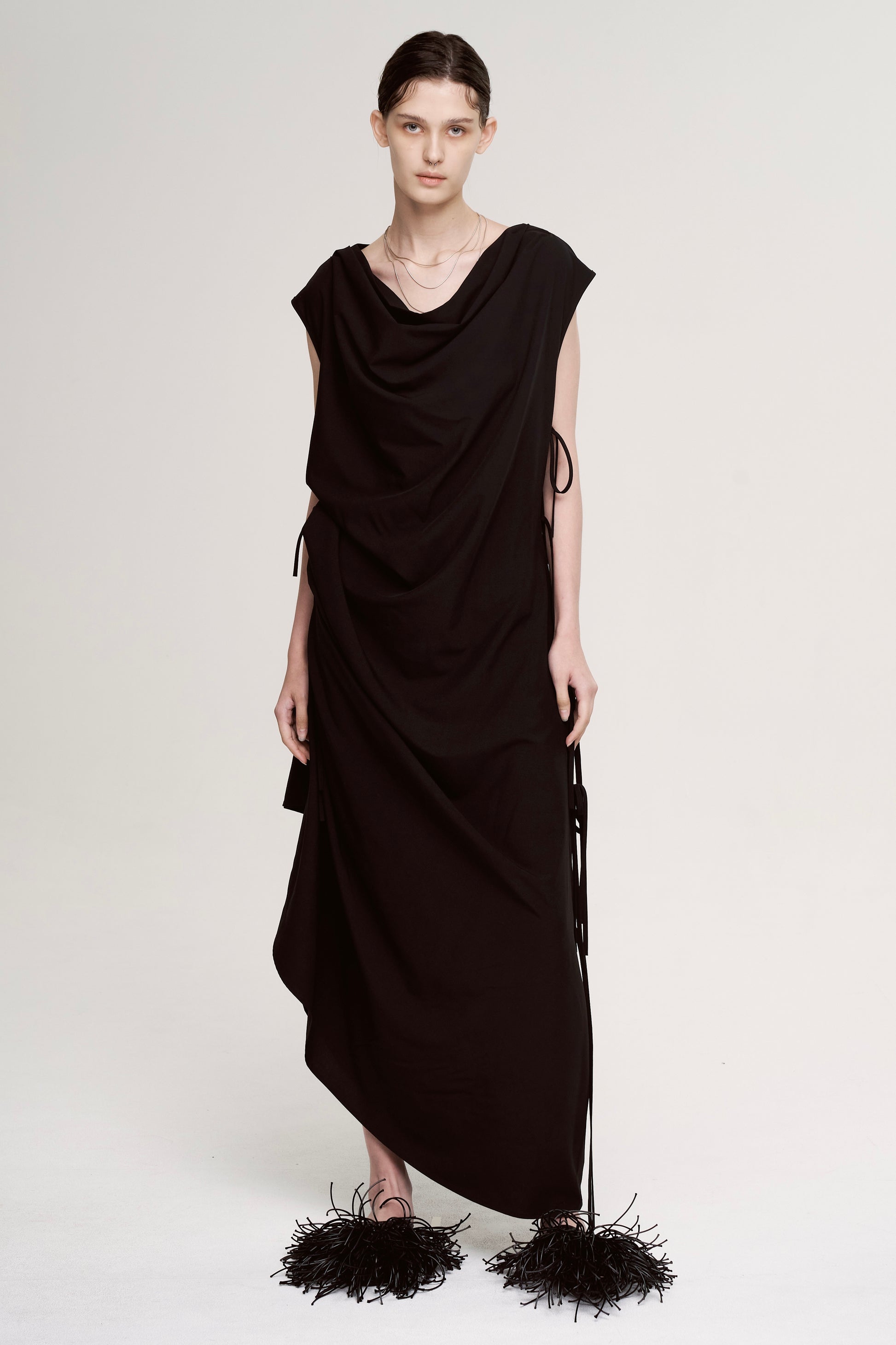 Black Maxi Dress Asparagus
