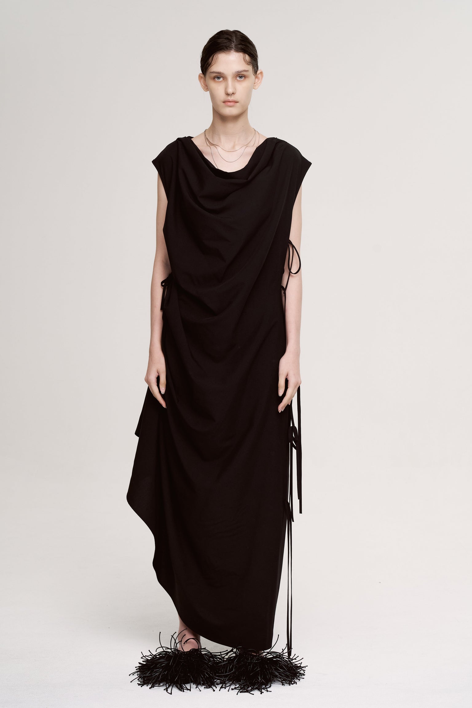 Black Maxi Dress Asparagus