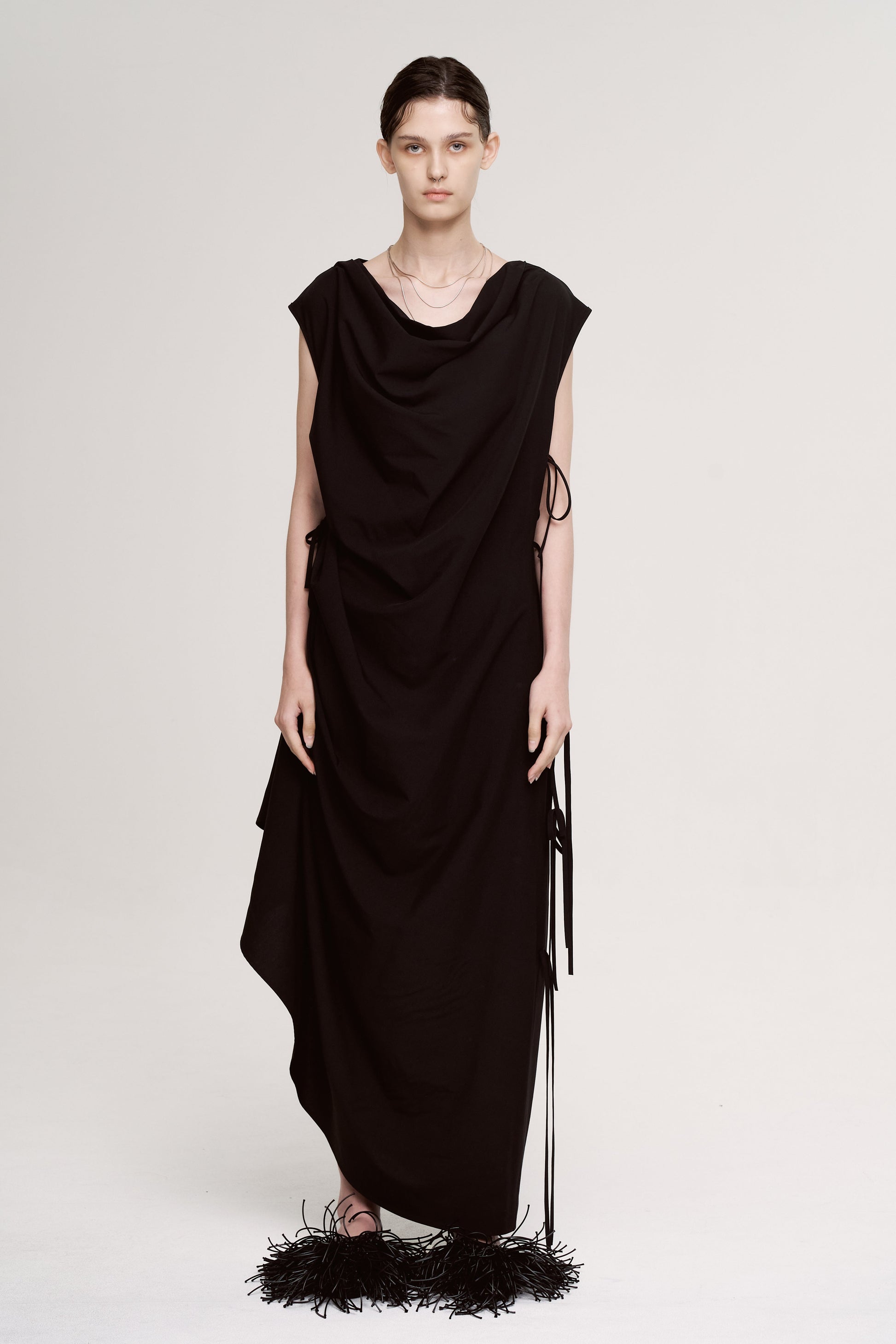 Black Maxi Dress Asparagus